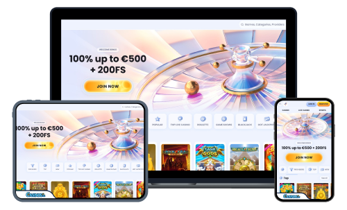 CasinoLab mobile app op telefoon en tablet