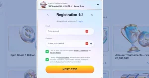 CasinoLab account-aanmaakformulier